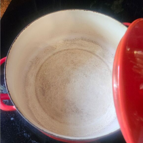 VTG VG Dansk IHQ Købenstyle Red Enamel Jens Quistgaard Dutch Oven 2.5 qt. Pot - Picture 8 of 11